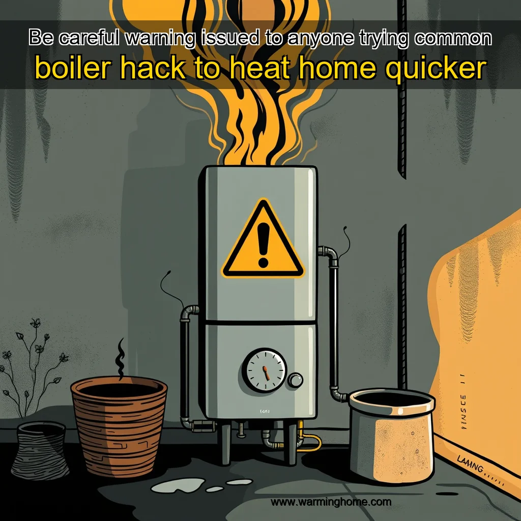 Read more about the article Be careful warning issued to anyone trying common boiler hack to heat home quicker