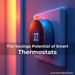 Artistic representation for The Savings Potential of Smart Thermostats