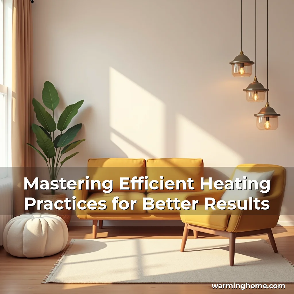 Read more about the article Mastering Efficient Heating Practices for Better Results