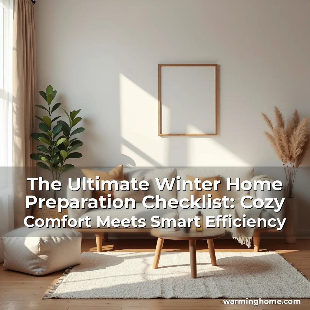 Read more about the article The Ultimate Winter Home Preparation Checklist: Cozy Comfort Meets Smart Efficiency