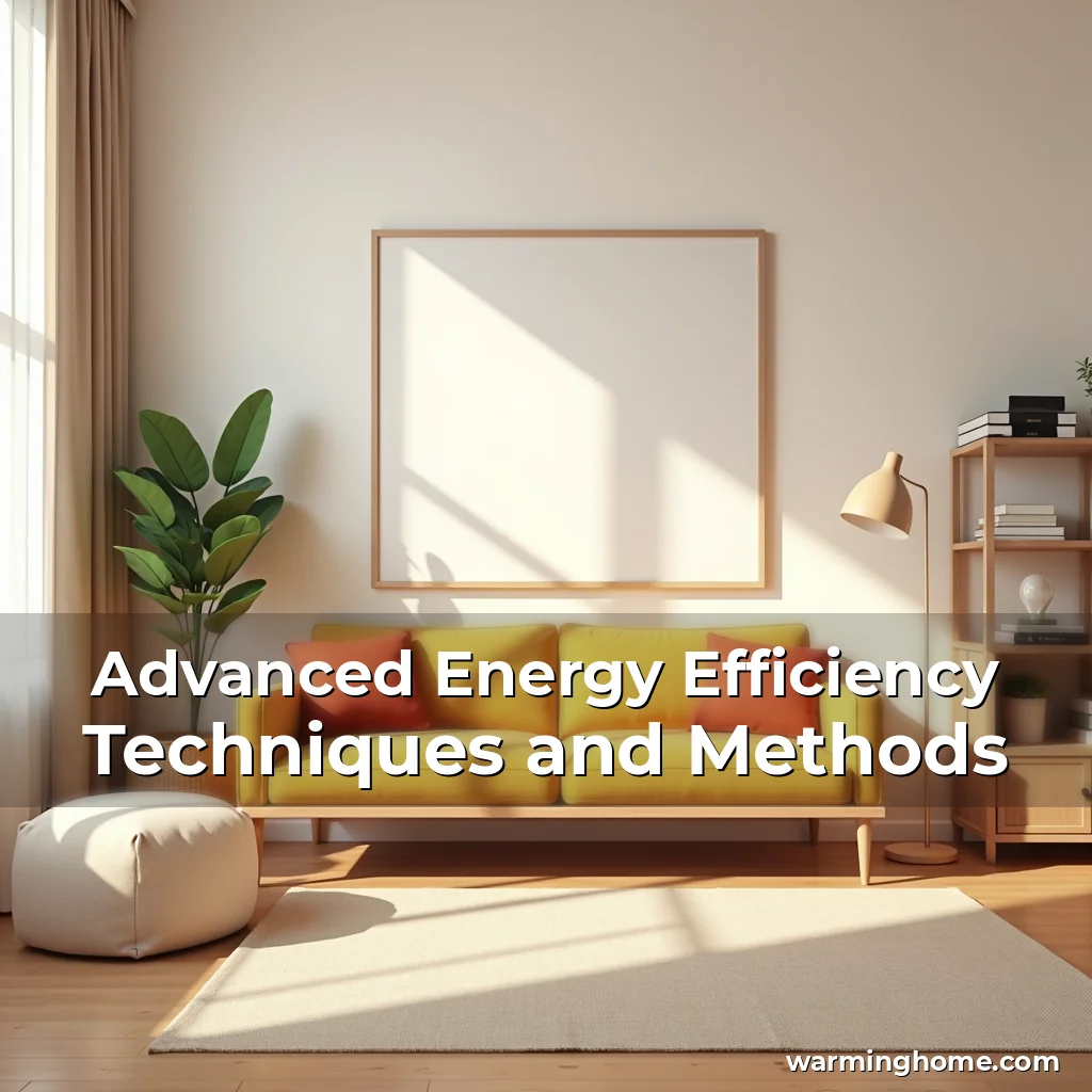 Artistic representation for Advanced Energy Efficiency Techniques and Methods